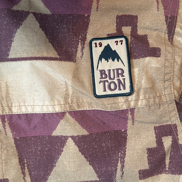 $280 MSRP BURTON XS Women’s Aztec Southwest DryRide Ski Board Jacket Hooded Coat - Picture 4 of 7